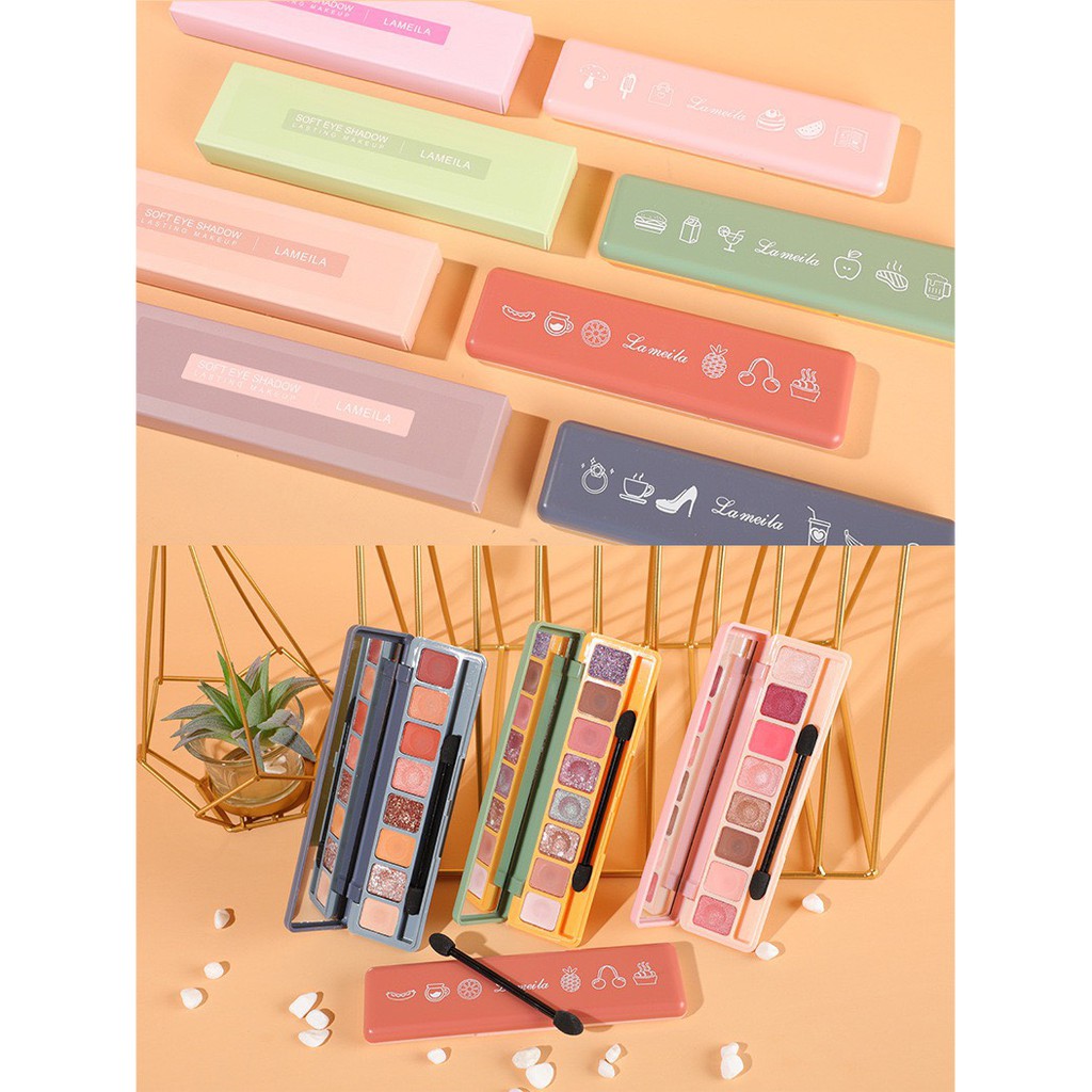 Bảng mắt 8 ô lameila nhiều màu F204 | BigBuy360 - bigbuy360.vn