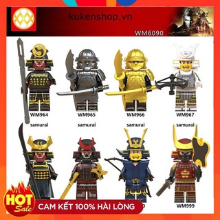 Đồ Chơi  Minifigures Nhân Vật Samurai Armor Võ Sĩ Đạo Nhật Bản Mẫu Mới Ra Siêu HOT WM6090