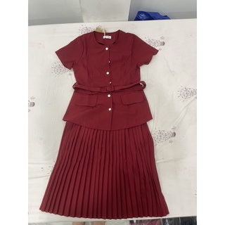 (loan lâm) Set áo+ chân váy xoè A27 A28