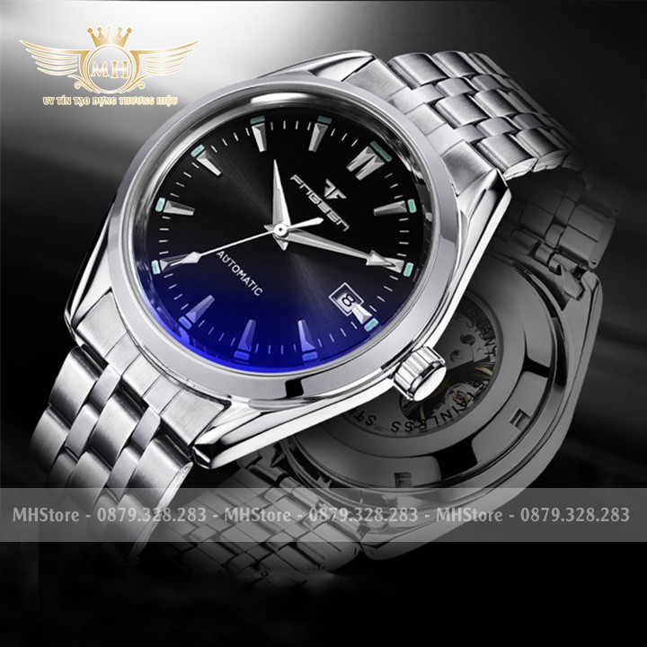 Đồng hồ cơ nam Fngeen 6612 automatic, cơ tự động dây thép không gỉ, đẹp chính hãng [Tặng tháo dây] | BigBuy360 - bigbuy360.vn