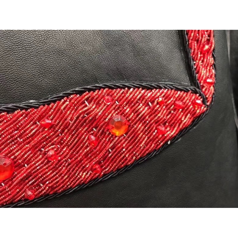 Áo da bò nhập ý biker Saint Laurent bestquality