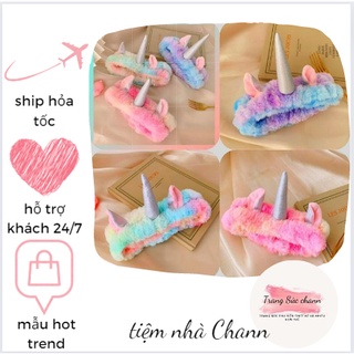 Băng đô rửa mặt Unicorn đáng yêu