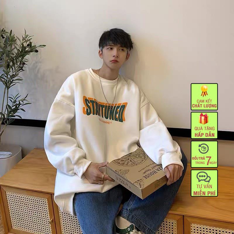 Aó Nỉ Sweater Họa Tiết STAYTUNED siêu dày ,siêu ấm. | BigBuy360 - bigbuy360.vn