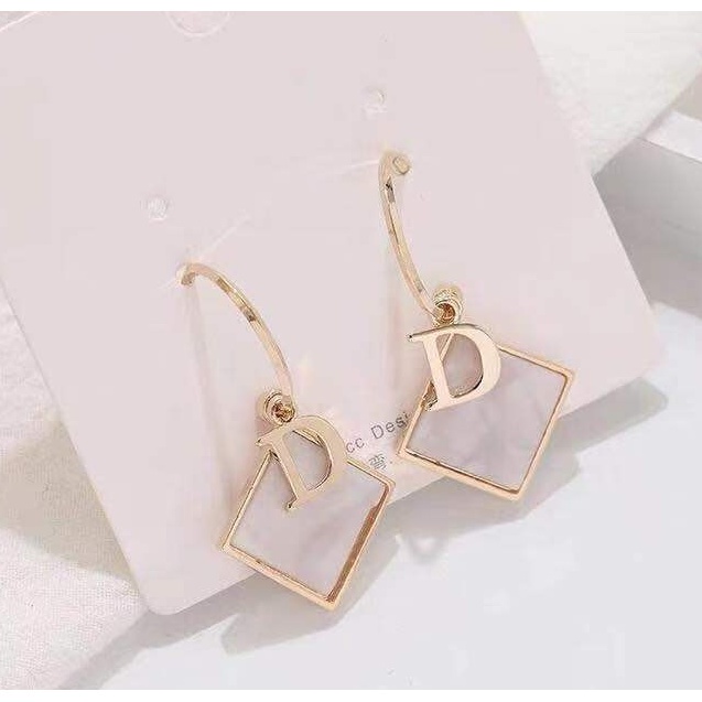 Bông Tai Mạ Bạc Thiết Kế Đơn Giản Thời Trang Cho Nữ
