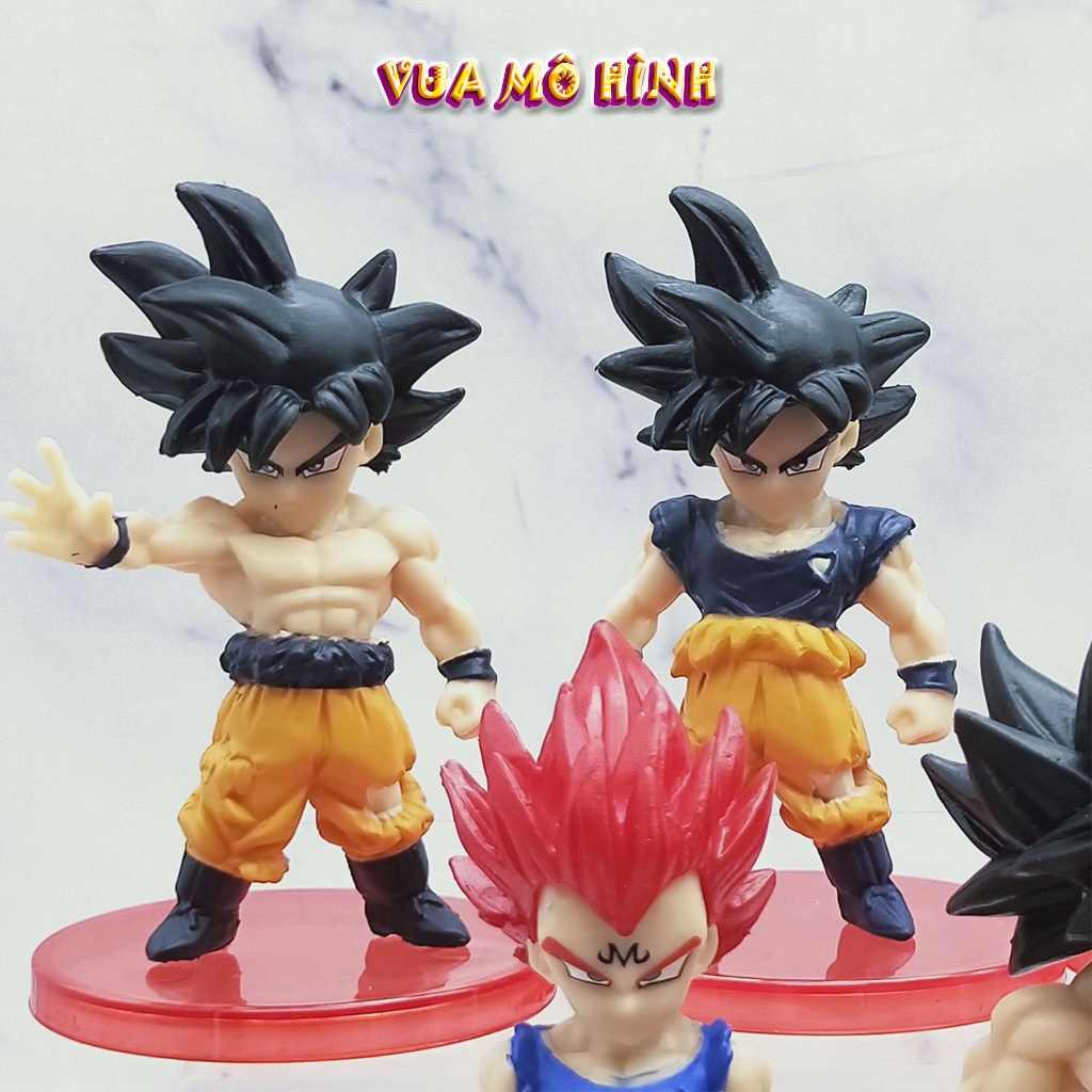 Mô hình Dragon ball - Combo 21 nhân vật Dragon ball 2 thế hệ phong cách chibi cao 6-7cm - VUA MÔ HÌNH