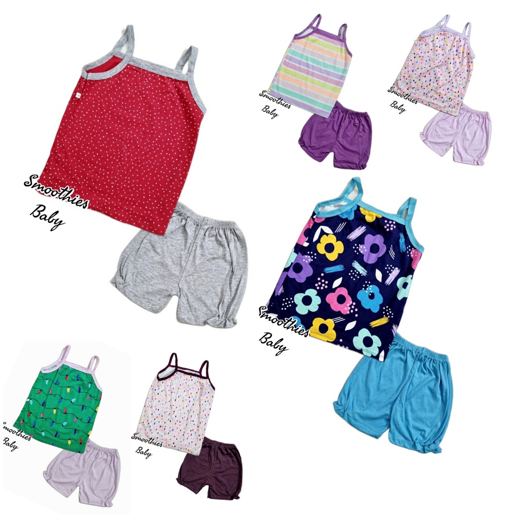 BỘ HAI DÂY BÉ GÁI THUN MỎNG MÁT 14-17KG