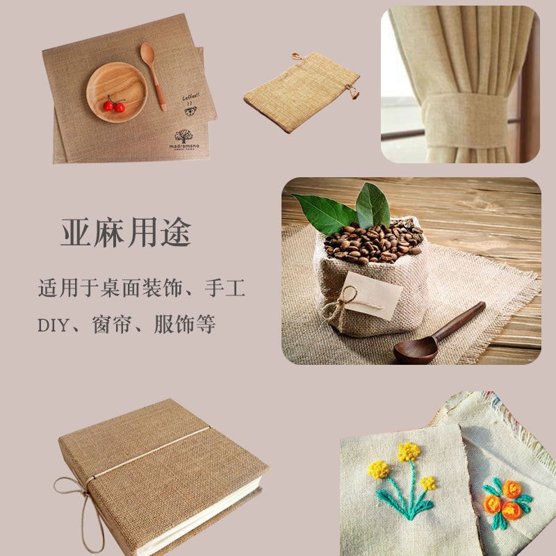 Vải cotton linen màu trơn thích hợp dùng làm rèm cửa / khăn trải bàn