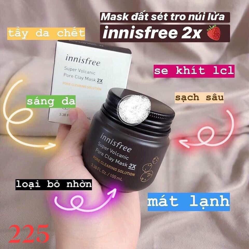 💥💥MẶT NẠ ĐẤT SÉT #INNISFREE JEJU VOLCANIC PORE CLAY MASK 2X💥