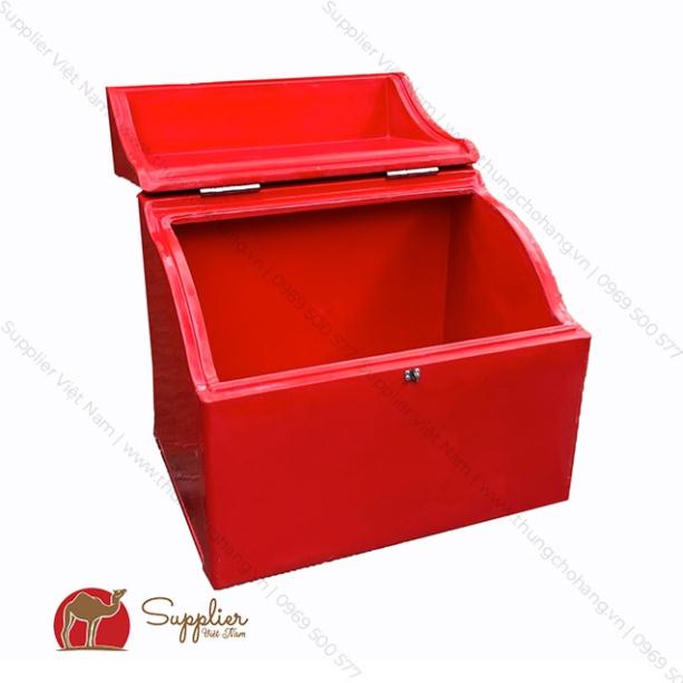 Thùng chở hàng sau xe máy nhựa Composite 52x66x47