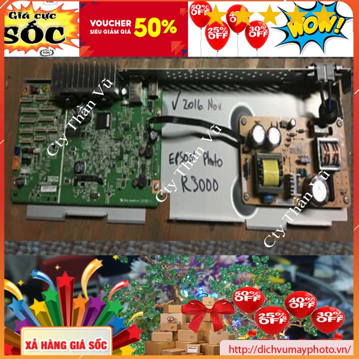 Main card formater máy in màu  Epson R2000 R3000 hàng bóc máy zin chạy ok giá rẻ bảo hành INECO