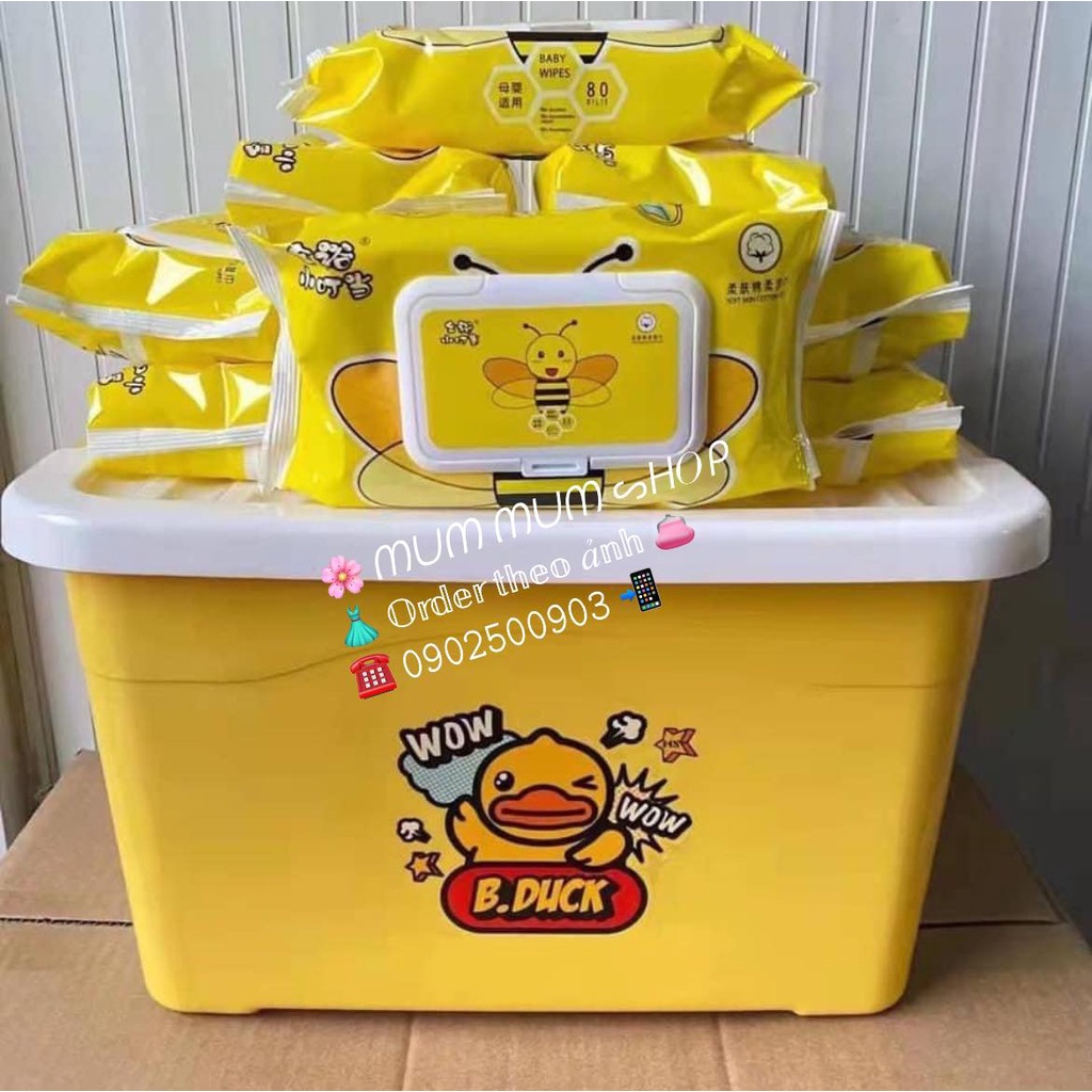 ❤ FREE SHIP ❤ Khăn giấy ướt Duck con vịt vàng kute siêu hot ( Mum Mum Shop )