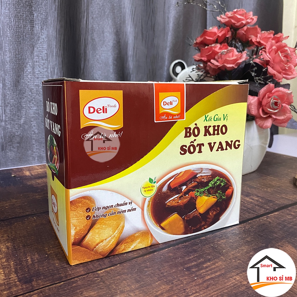 Sốt gia vị ướp thịt bò kho sốt vang deli  kho sỉ mb