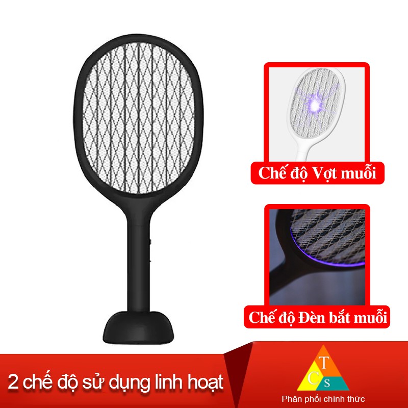 Vợt đập muỗi Solove P1 XM - Vợt muỗi kiêm đèn bắt muỗi tự độngBH6