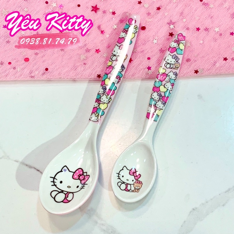 MUỖNG HELLO KITTY NHỰA MELAMINE
