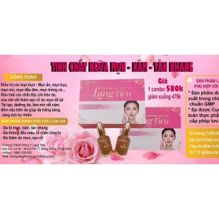 Combo tinh chất Trị các loại mụn,nám tàn nhang