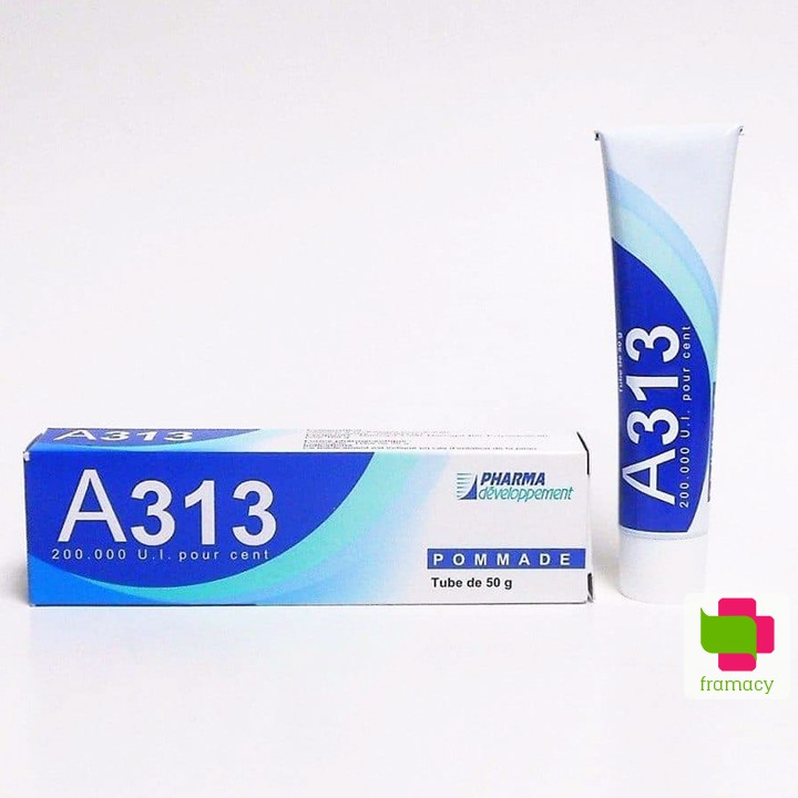 Kem A313 Pommade Retinol, Pháp (50g dạng mỡ) giảm mụn, xóa mờ vết thâm, giảm lão hóa hiệu quả