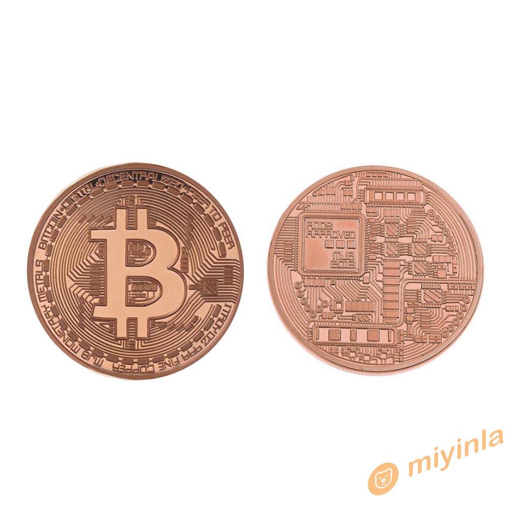 Đồng Xu Bitcoin Xi Mạ Vàng