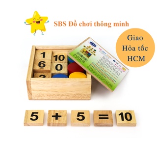 Đồ chơi gỗ Winwintoys - Bộ học toán