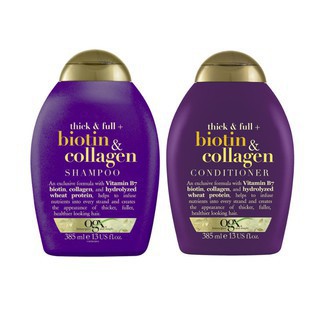 Dầu gội xả OGX Thick & full + biotin & collagen 385ml Đức | BigBuy360 - bigbuy360.vn