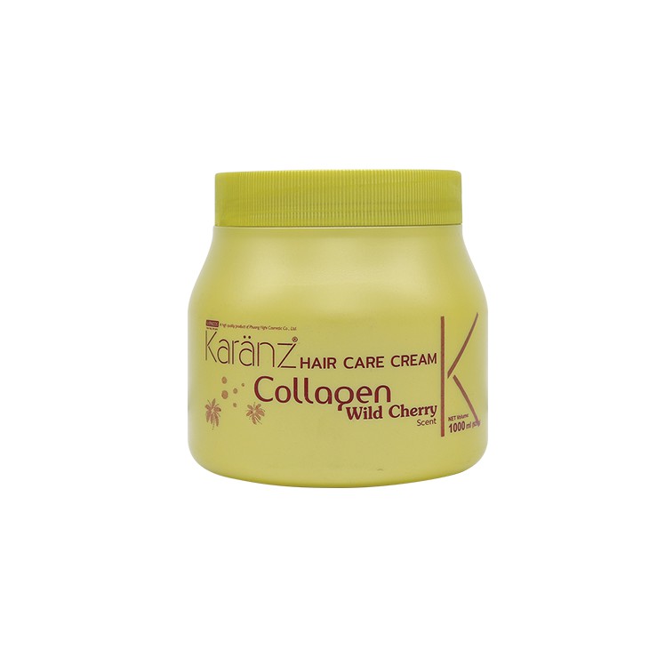 Hấp dầu (kem ủ tóc) cao cấp phục hồi khô xơ hương Wild Cherry Karanz Hair Care Cream Collagen Wild Cherry scent 1000ml