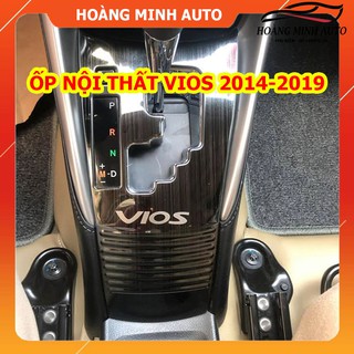 Ốp nội thất vios titan vân xước 2014-2019