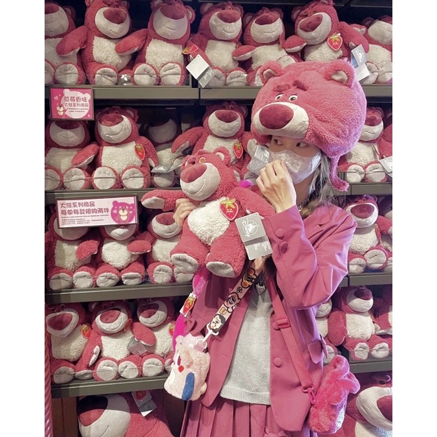 Gấu dâu Lotso Disney Hongkong Chính hãng