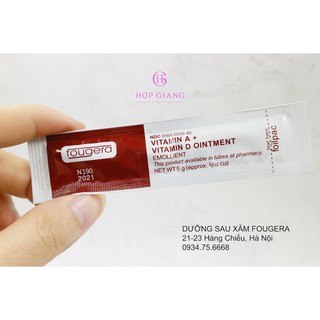 Dưỡng sau xăm gói Fougera dưỡng tái tạo da cho môi và lông mày sau phun xăm