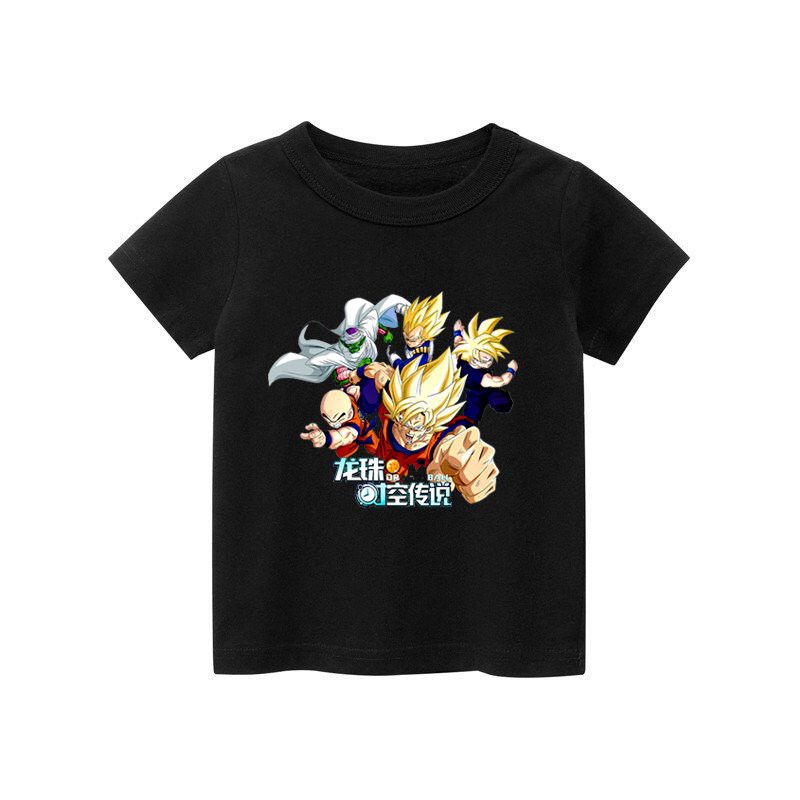 Áo thun bé trai kiểu Songuku Dragon Balll