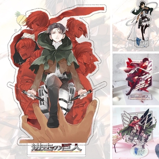 Attack on Titan Levi Ackerman Double-sided Acrylic Stand Figure Character Decoration Standing Cartoon Home Collection