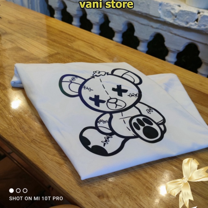 [Tặng Quà] Áo thun GẤU cute XX phản quang 7 màu unisex ( Đen, Trắng) . | BigBuy360 - bigbuy360.vn