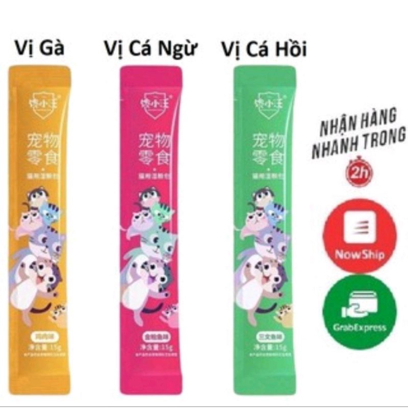 Súp thưởng cho mèo shizuka thanh 15gr ( bỏ sỉ)