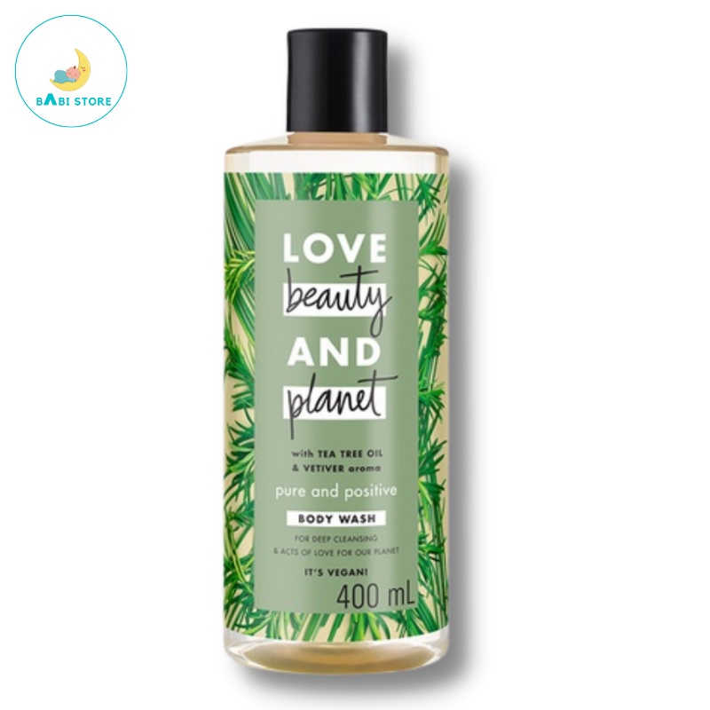 [Hàng Thái Lan] Sữa tắm, Sữa dưỡng thể Love Beauty And Planet 400ml/chai các màu