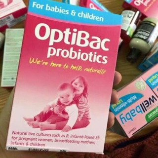 men vi sinh Optibac hồng