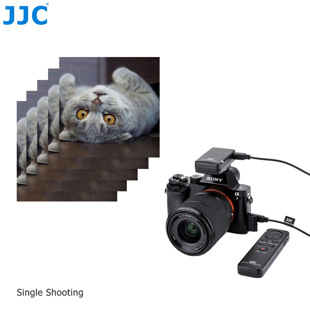 Set điều khiển từ xa không dây JJC RMT-VP1K 100m cho Sony ZV-1 A7M4 A7R5 A7R4 A7S3 A7R IV A7S III A1 A9 A58 A68 A77 A9