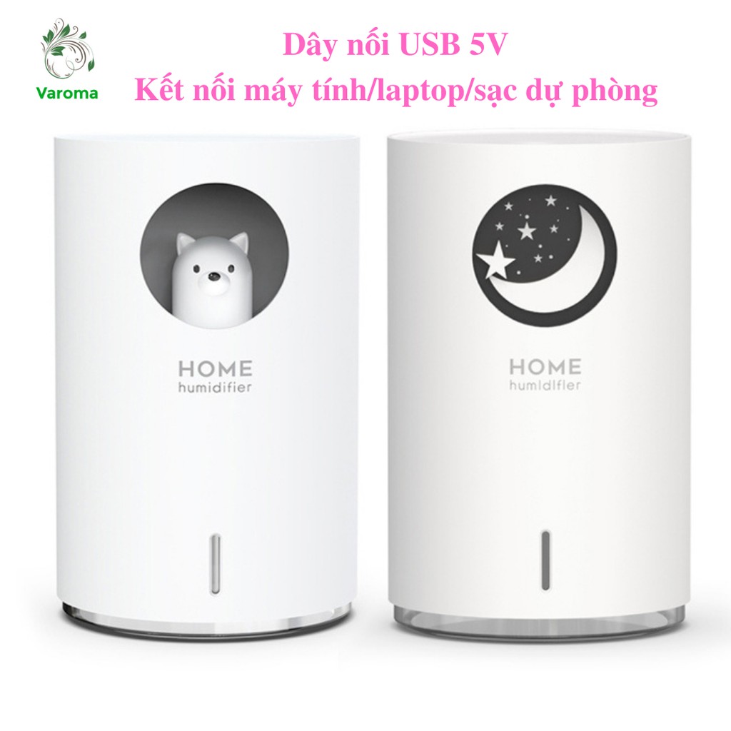 Máy Phun Sương Tạo Ẩm Home Humidifier Đêm Đầy Sao Hình Gấu MX28