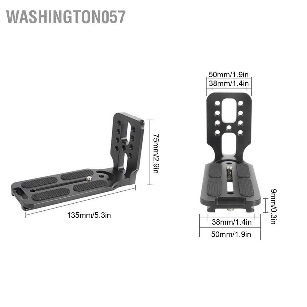 Hàng Hot Set tấm đế đỡ L130‑50 tháo nhanh camera chụp dọc hình chữ L washington057 Hàng giao ngay