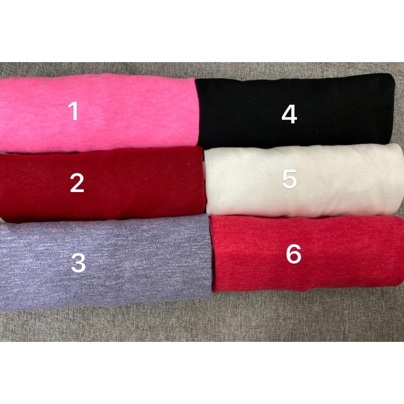 Áo phông cổ tim chất cotton full mầu