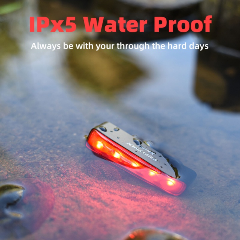 Đèn LED Đuôi Xe Đạp Thông Minh Cảm Biến Dừng Chống Nước Sạc Lại Được