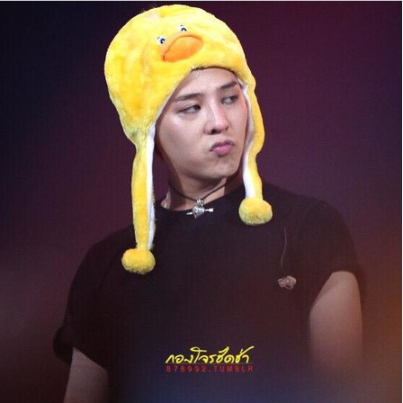 Mũ vịt vàng BIGBANG GDragon - ẢNH THẬT