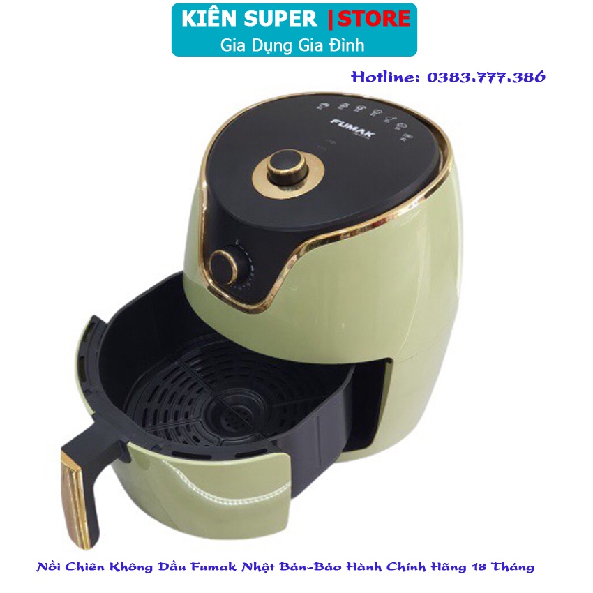 Nồi chiên, Nồi chiên không dầu Fumak 7.5L - Hàng chính hãng