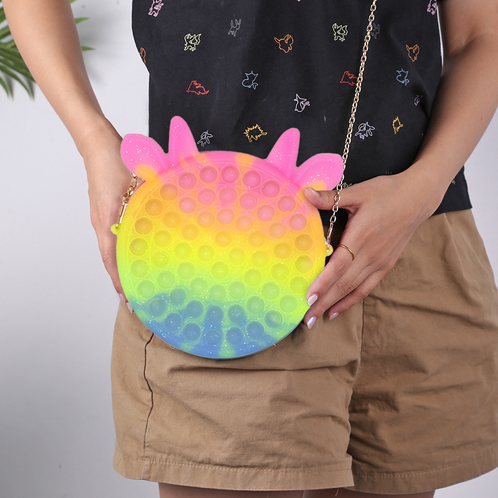 Túi Đeo Chéo Thiết Kế Đơn Giản Đồ Chơi Giảm Căng Thẳng Cho Bé