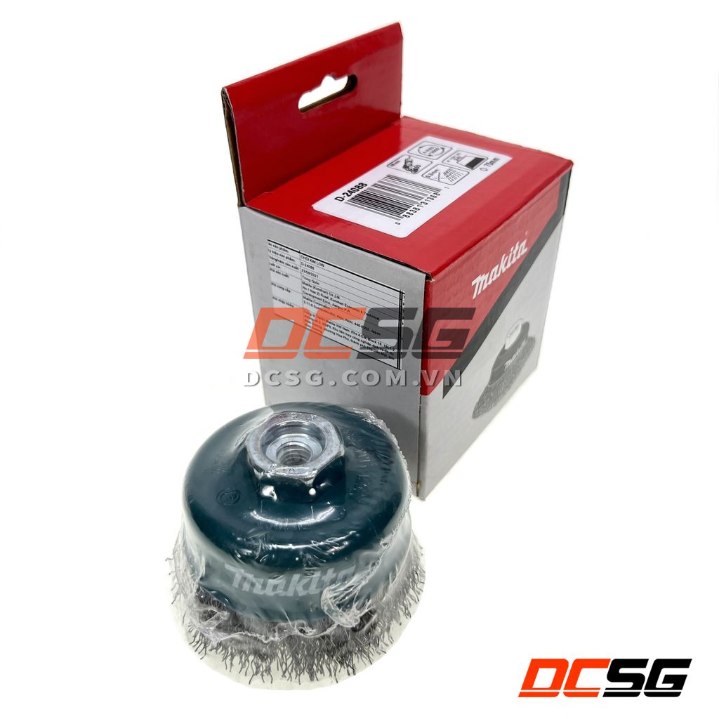 Chổi cước đánh rỉ sét 75mm M10x1.5mm Makita D-24088 | DCSG