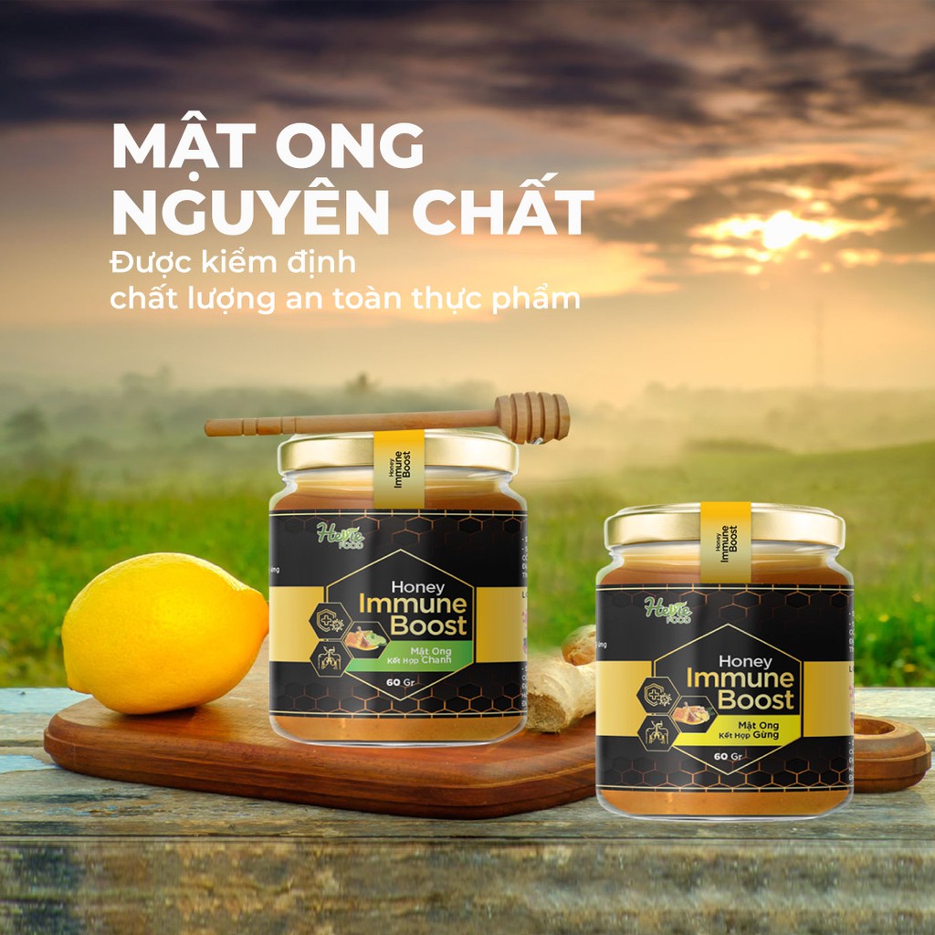 Mật ong Chiết xuất Immuneboost 200G HeVieFood tăng cường đề kháng