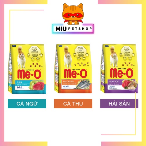 Hạt thức ăn Me-o adul 350gr cho mèo lớn nhiều vị - hạt thức ăn giá rẻ cho mèo.