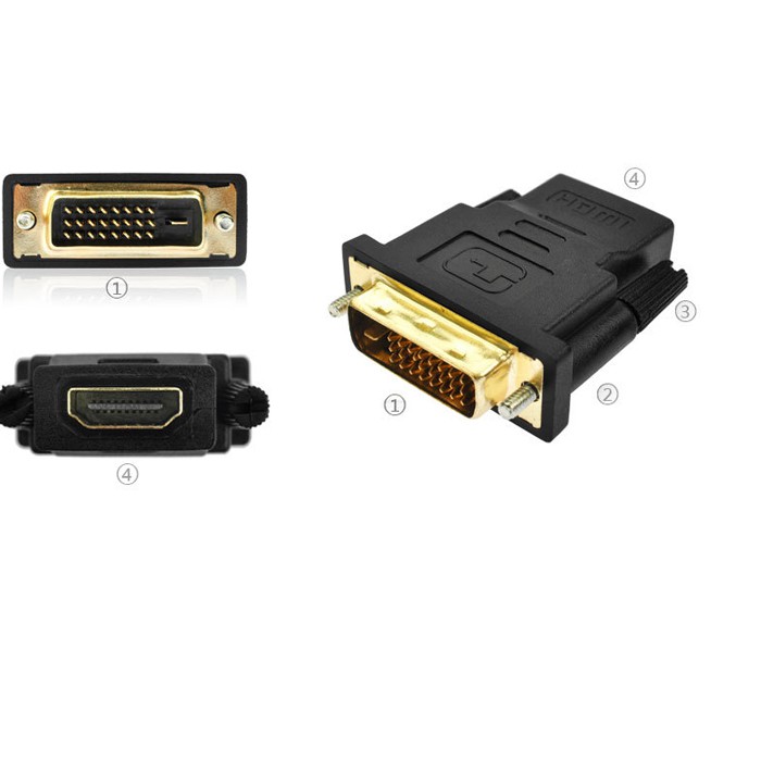 Đầu Chuyển Đổi DVI Sang HDMI