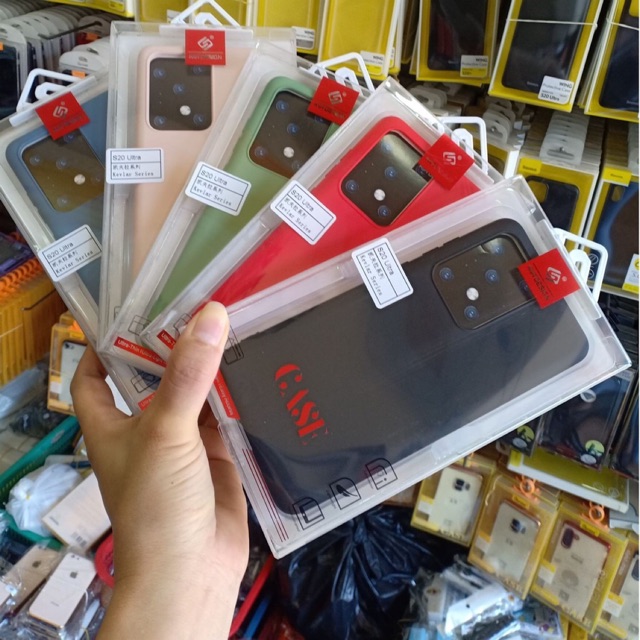 Ốp lưng Galaxy S20 Ultra Silicon chống bẩn hiệu KT Desing