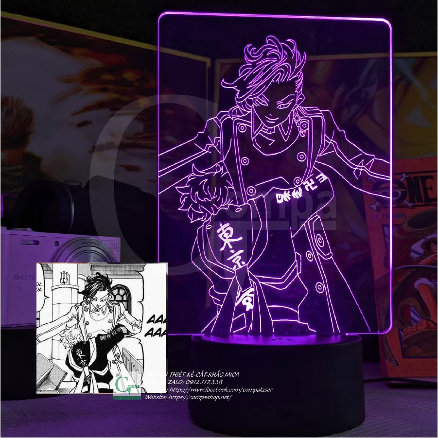 Đèn Ngủ Tokyo Revengers Hajime Kokonoi x Takemichi Hanagaki ATKR9907 16 MÀU TÙY CHỈNH