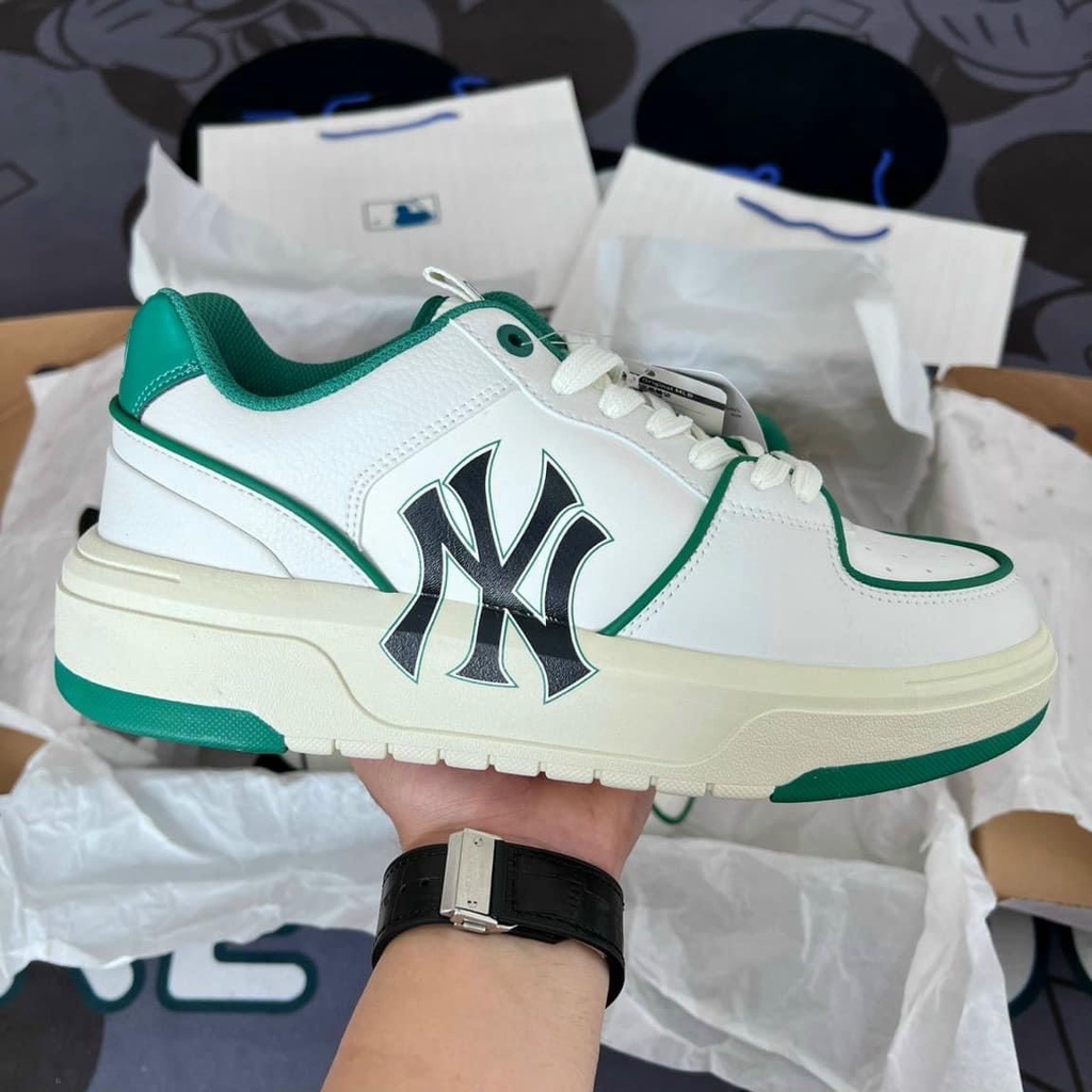 GIÀY THỂ THAO SNEAKER MLB CHUNKY LINER NEW YORK YANKEES MLB LINER XANH TRẮNG MLB LINER ĐEN TRẮNG BẢN CAO CẤP