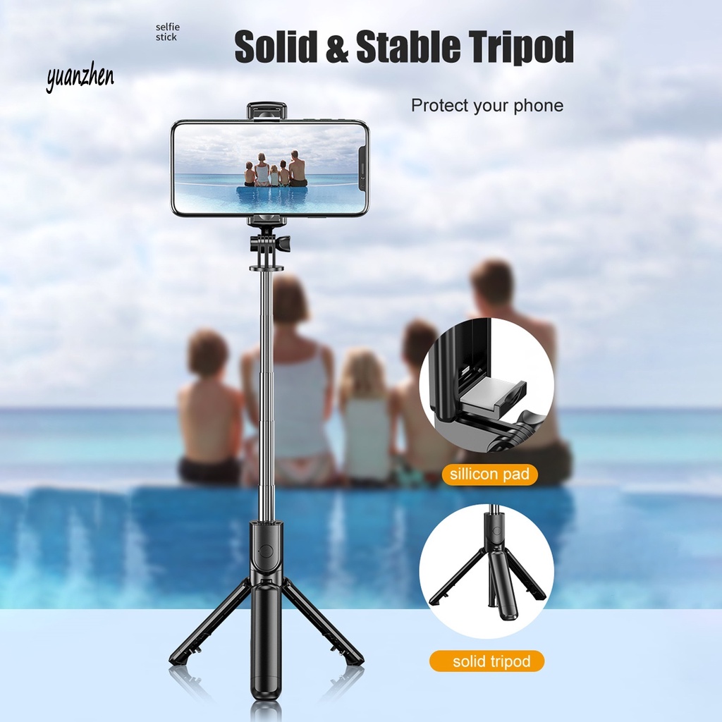 yzsxj_S03 Portable Bluetooth Remote Control Tripod Selfie Stick for GOPRO Sport Camera