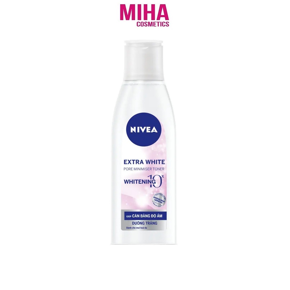 Nước Hoa Hồng Nivea Dưỡng Trắng Da Và Se Khít Lỗ Chân Lông 200ml Thái Lan